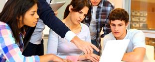 Students on Laptop